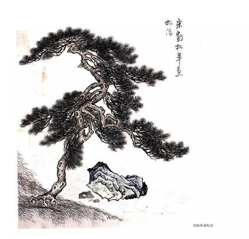 书画 精品收藏贴 30副国画树木临摹图